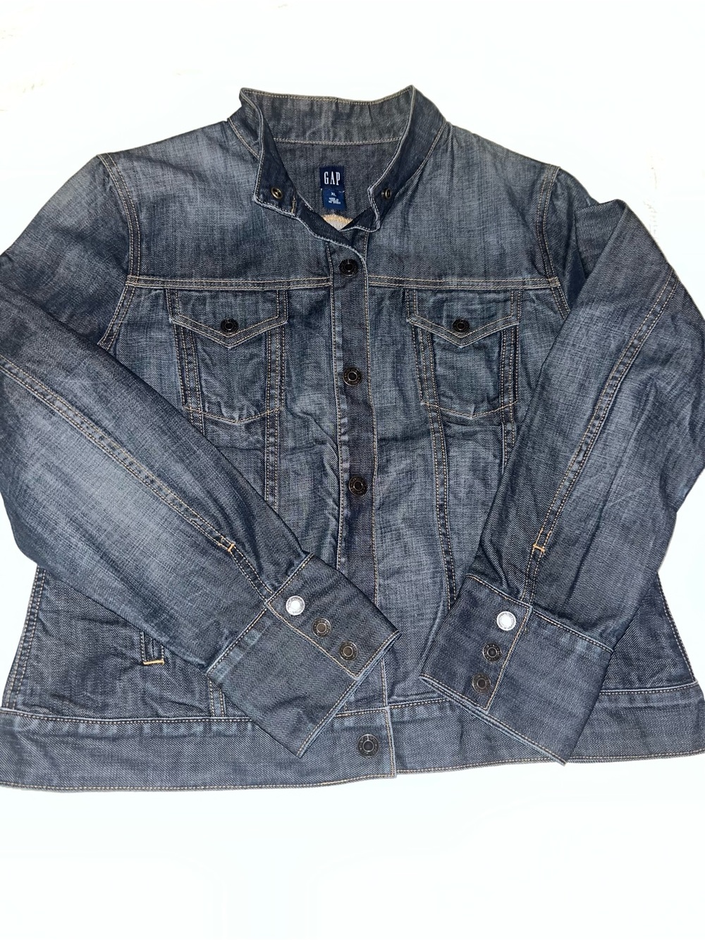 GAP Women's Faded Indigo Denim Jacket
